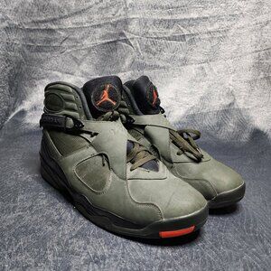 Air Jordan 8 Retro “Take Flight” Sequoia Olive Size 17 | Rare Colorway
